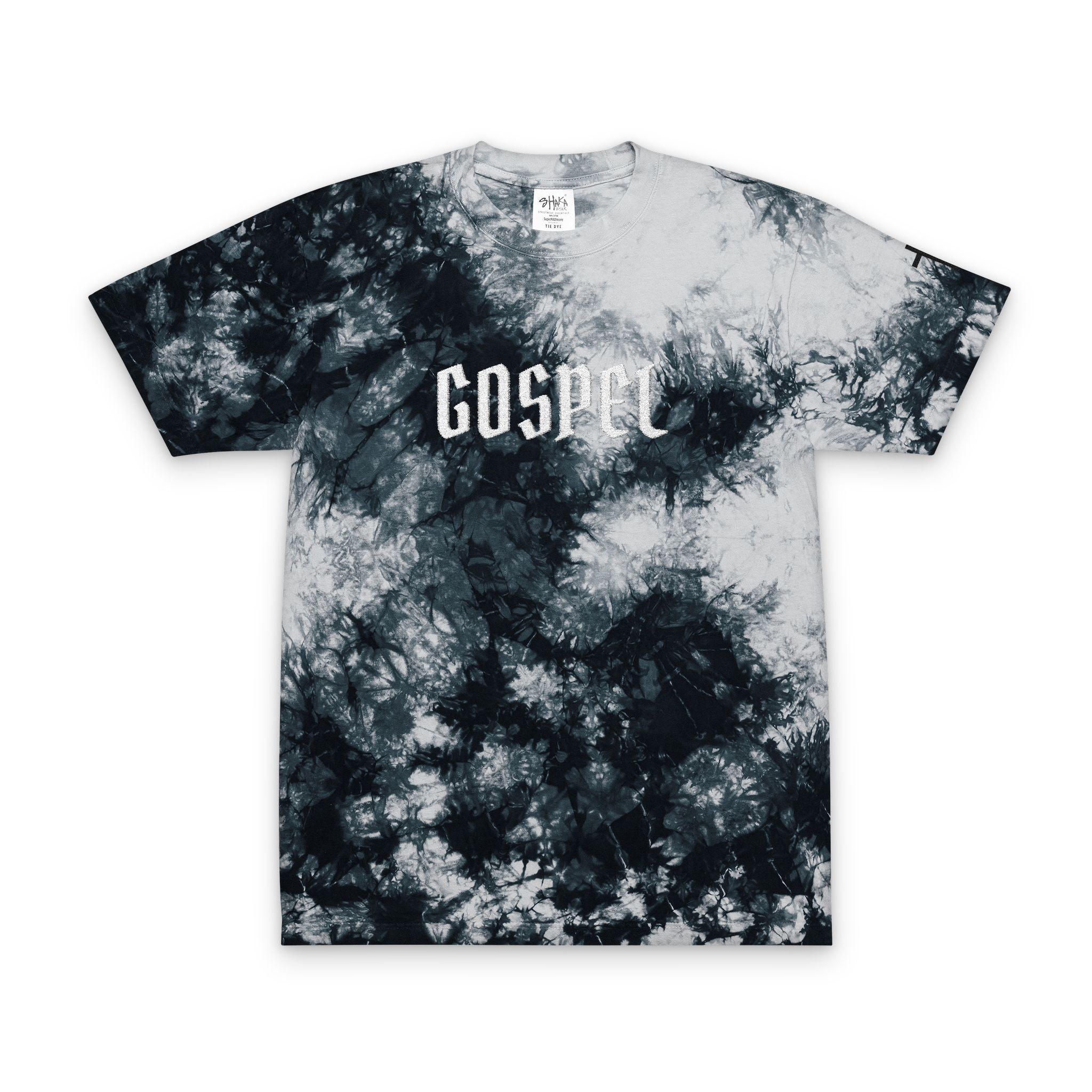 Gospel Embroidered Tie-Dye T-Shirt