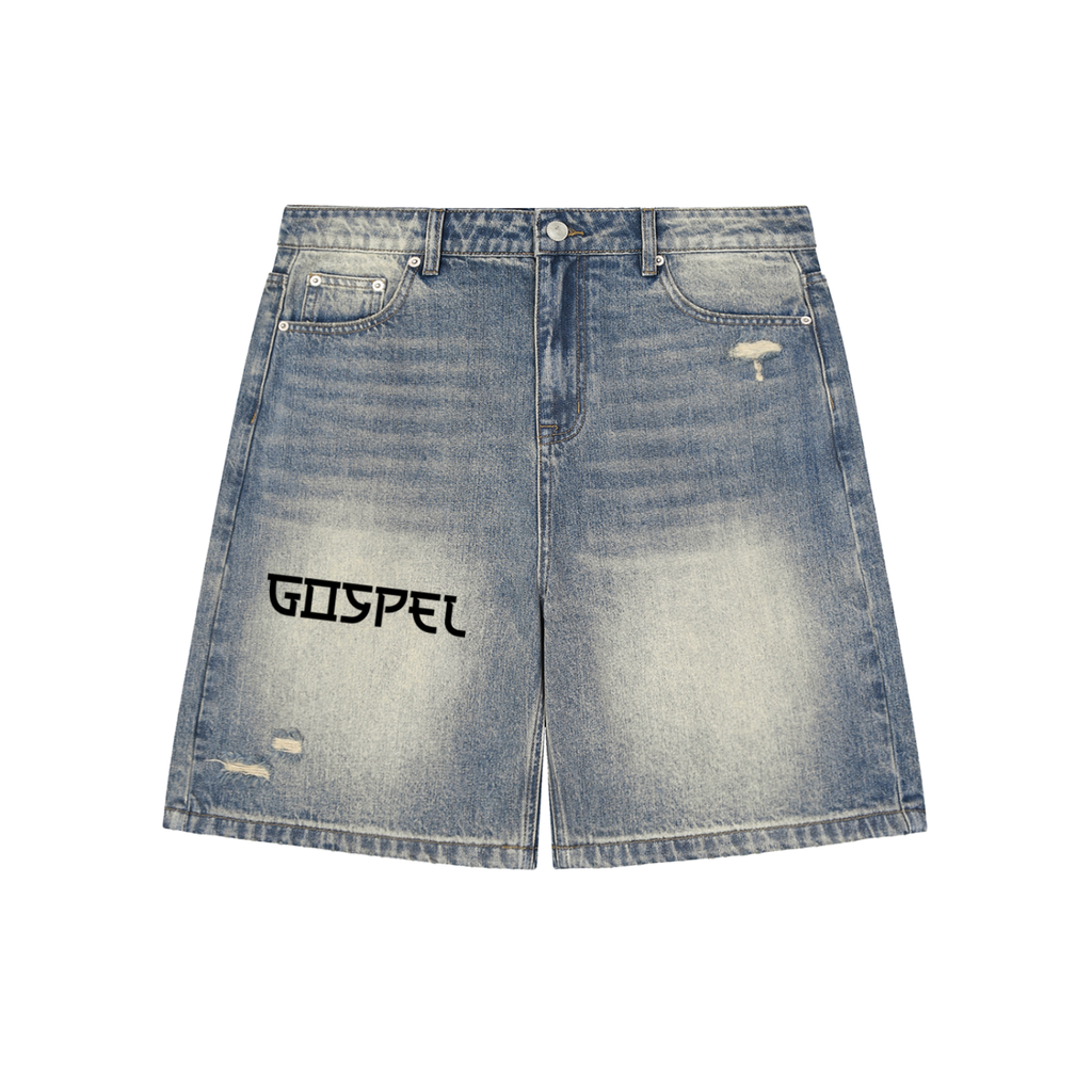Gospel Denim Shorts