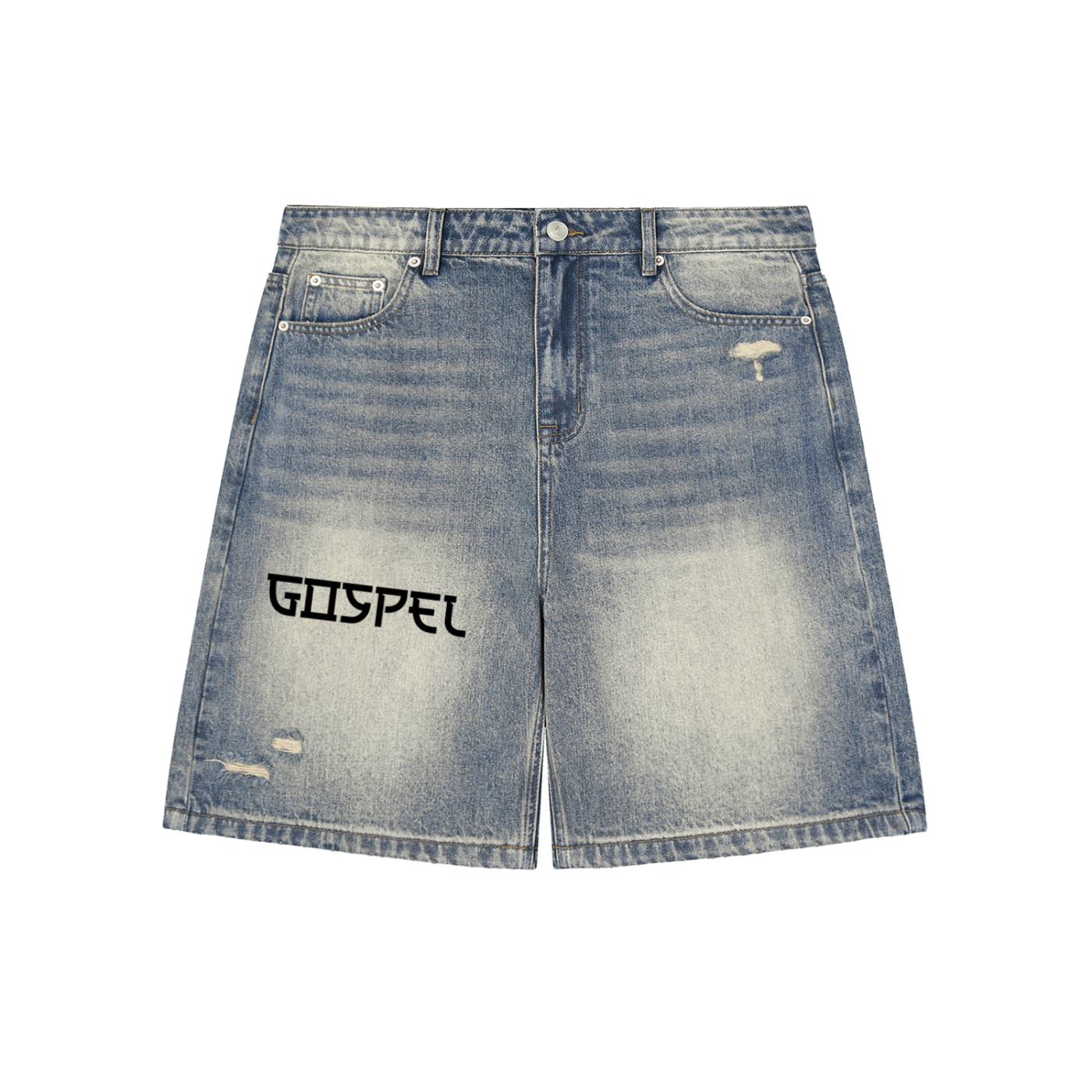 Gospel Denim Shorts