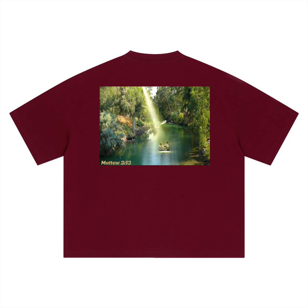 Gospel Matthew 3:13 Oversized T-Shirt