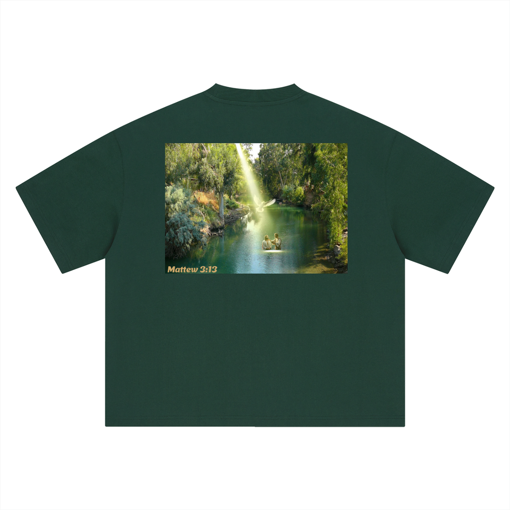 Gospel Matthew 3:13 Oversized T-Shirt