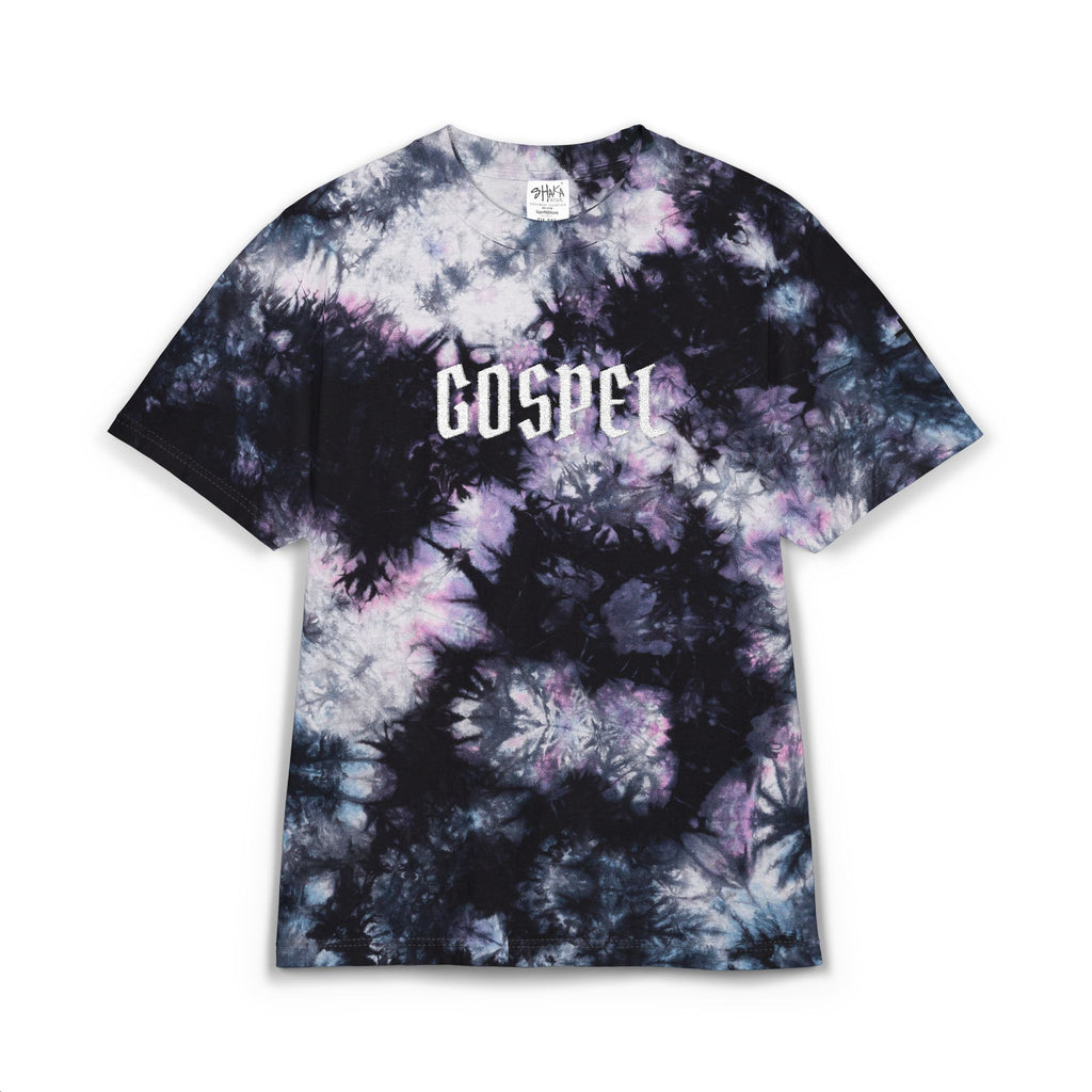 Gospel Embroidered Tie-Dye T-Shirt