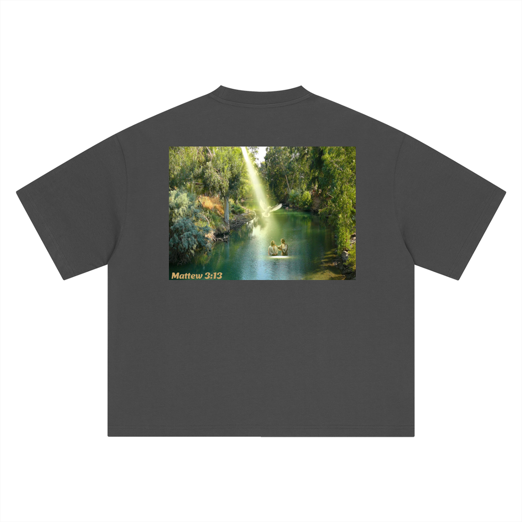 Gospel Matthew 3:13 Oversized T-Shirt