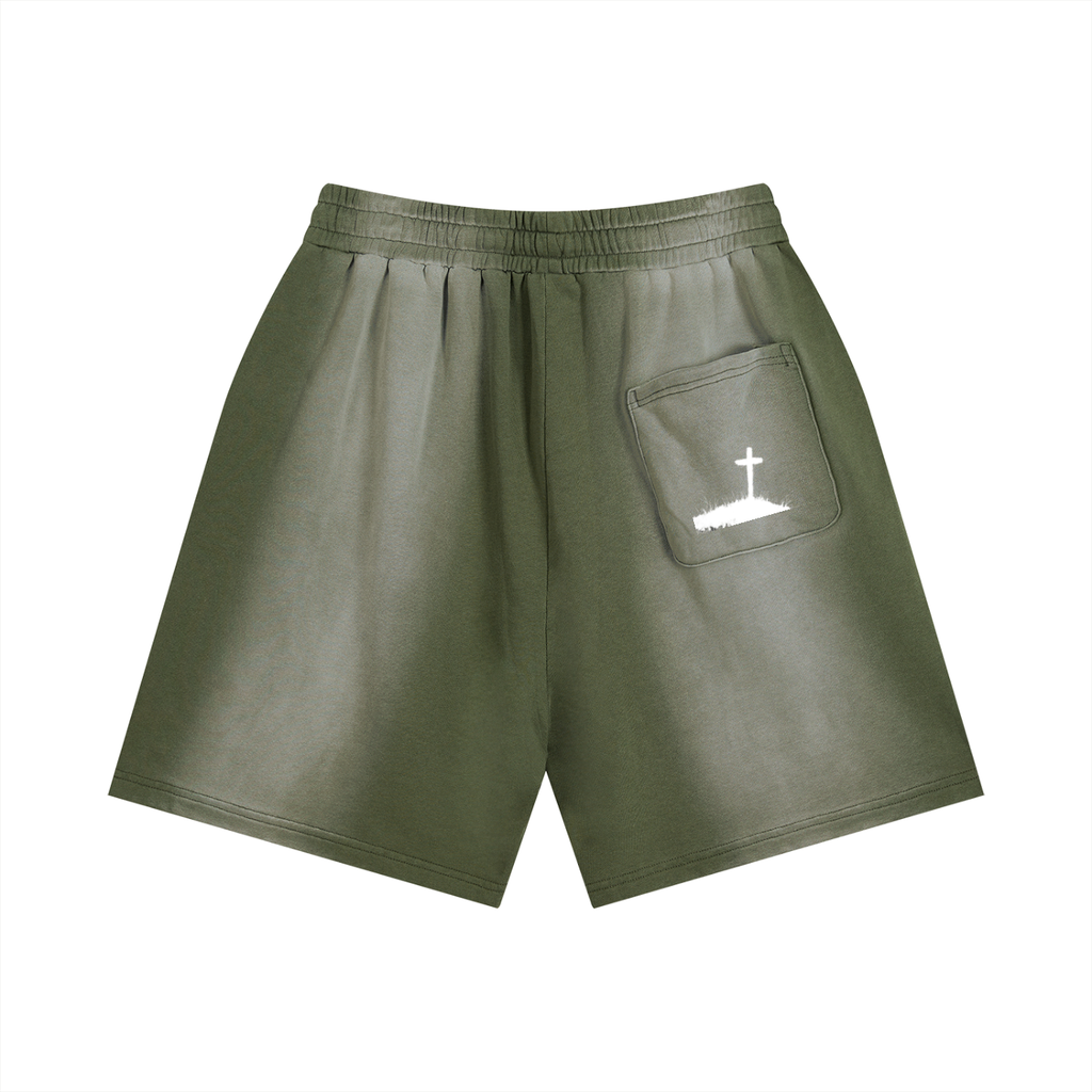Gospel Distressed Shorts