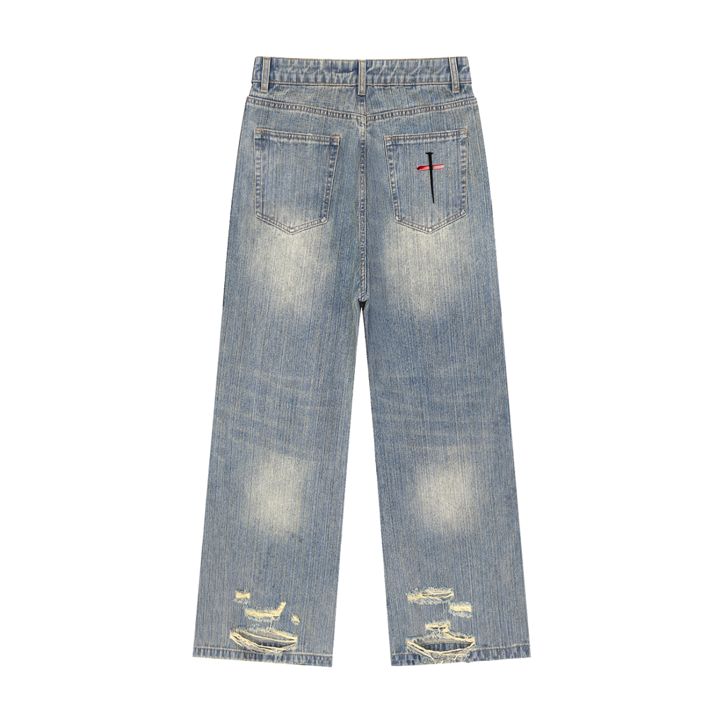 Gospel Faded Denim Jeans